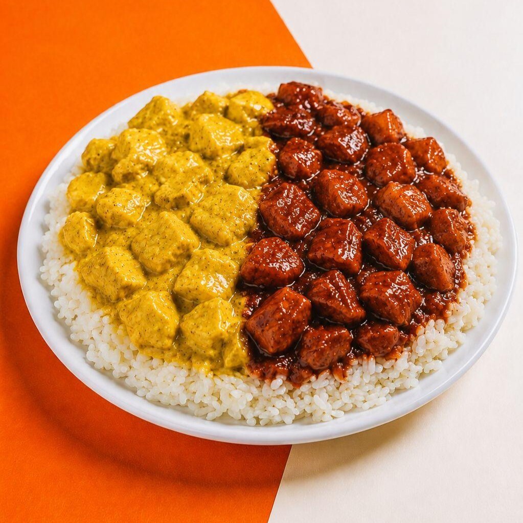 Köri & Barbekü Soslu Tavuk Pilav Mix