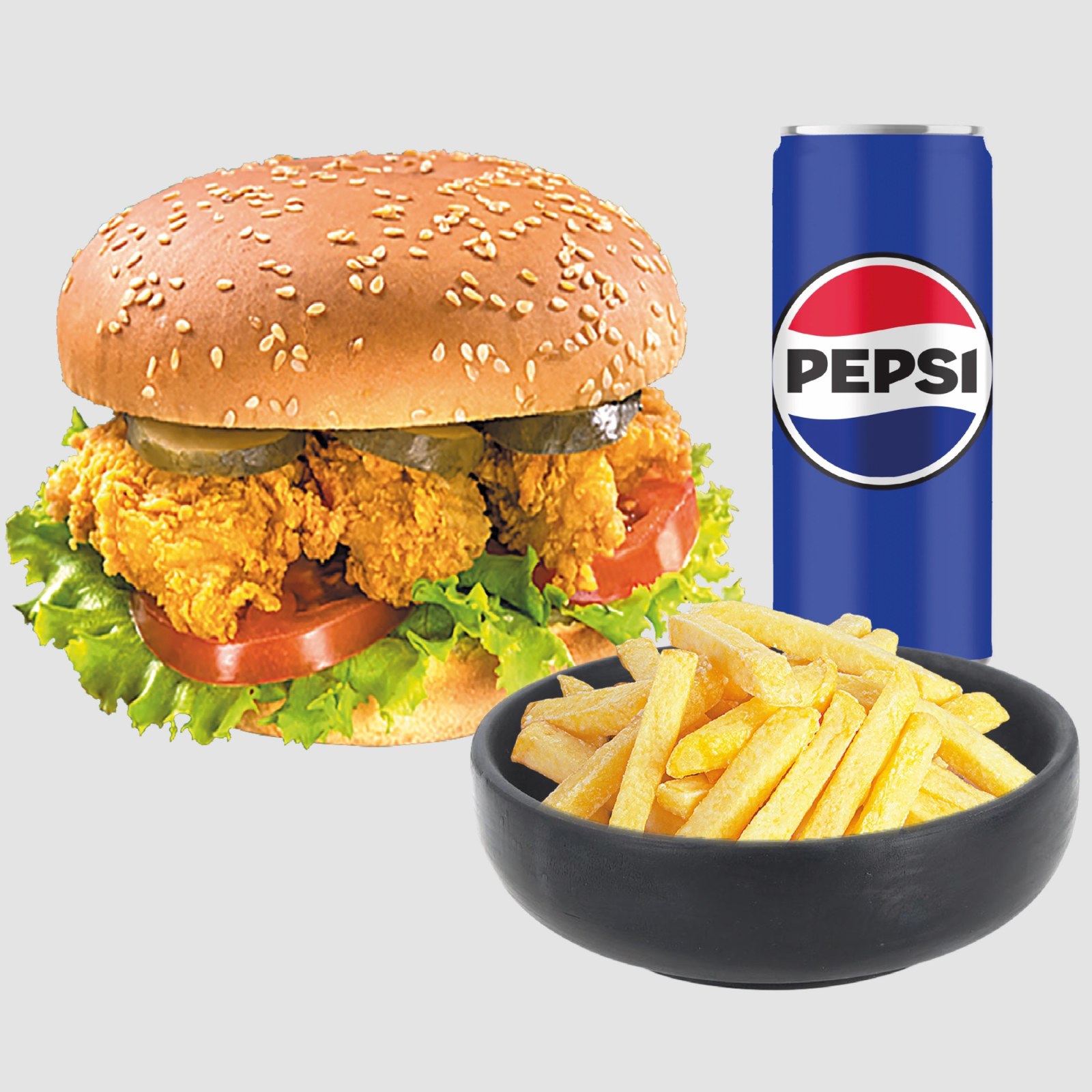 Chicken Burger Menü
