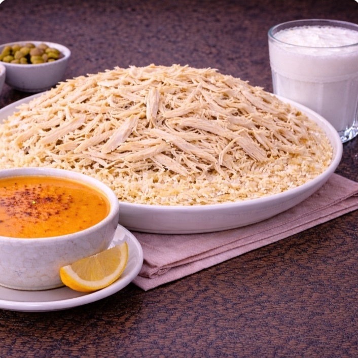 Menü 1 \tavuklu pilav _çorba_açık ayran