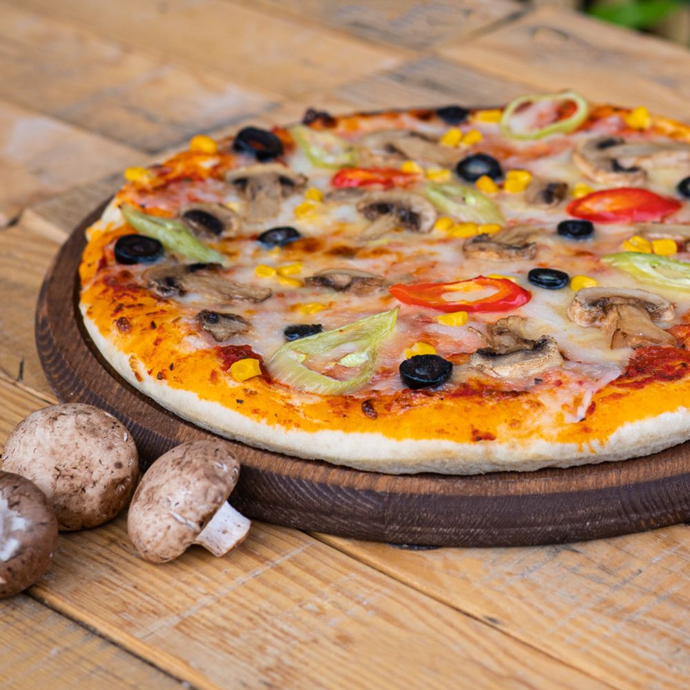 Deluxe Mantarlı Pizza (Büyük)