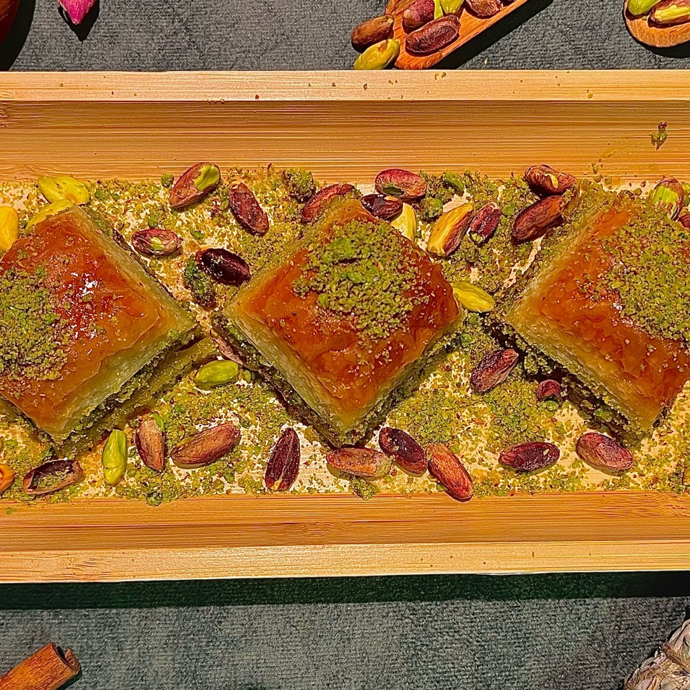 Fıstıklı Kare Baklava (3 Dilim)
