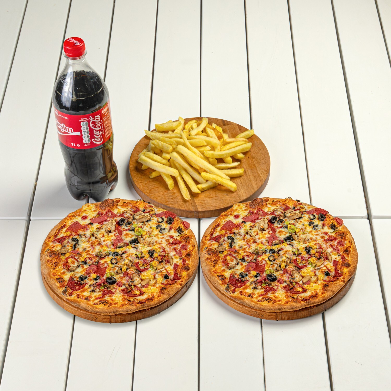 2 Küçük Boy Pizza Menü