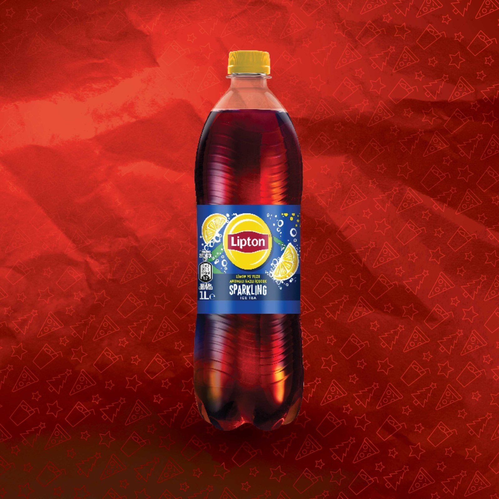 Lipton Ice Tea Sparkling Lemon Yuzu (1 L.)