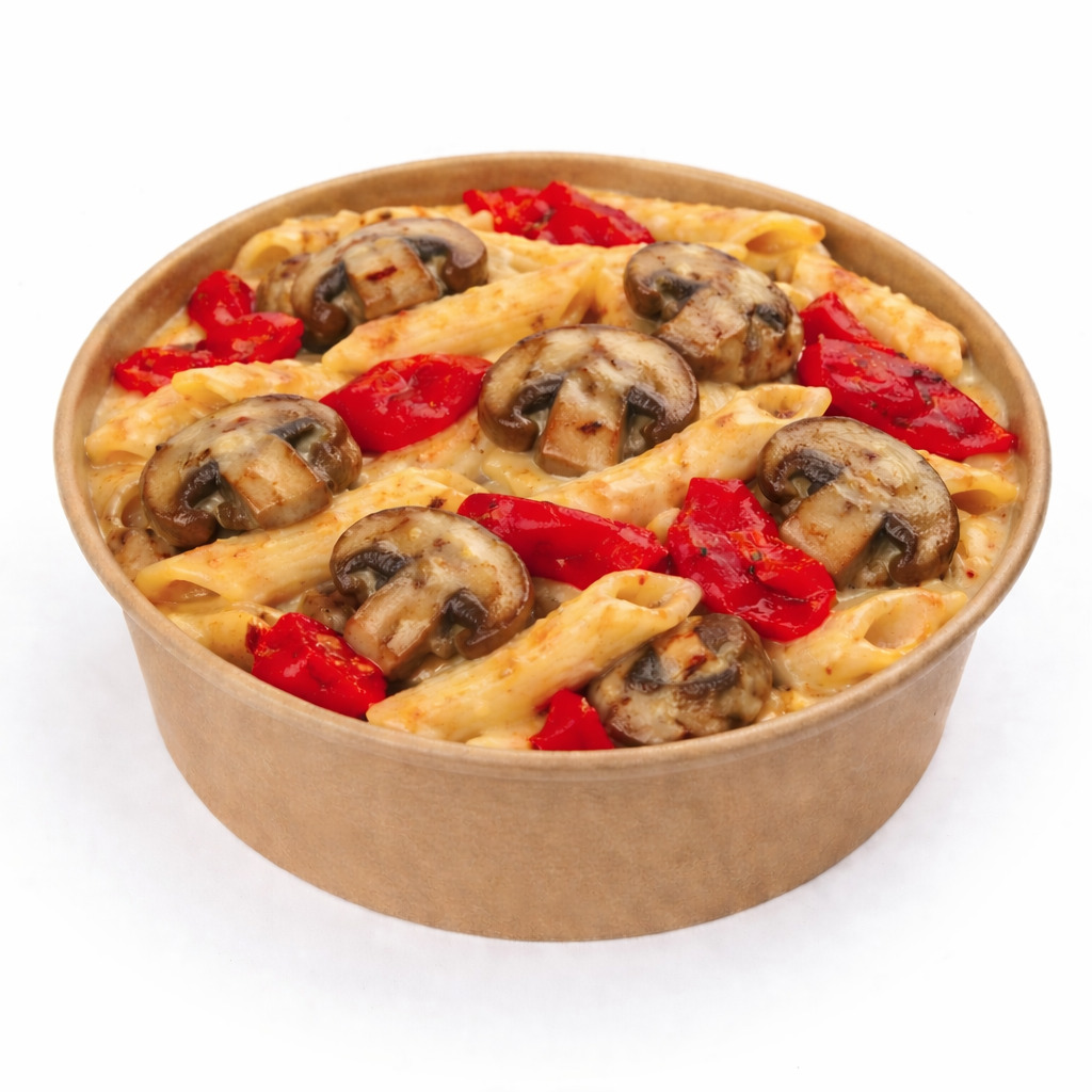 Mantarlı Köz Biberli Penne