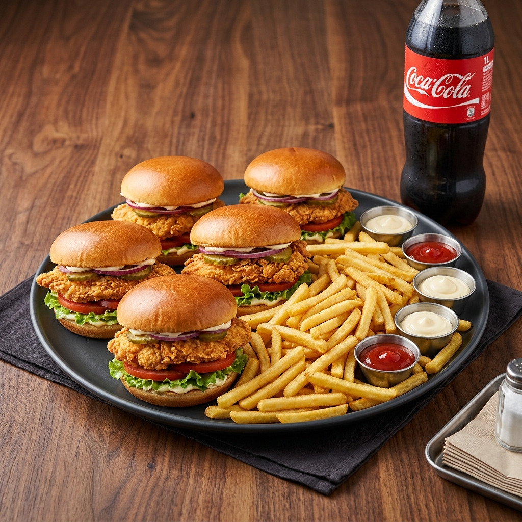5'li Chicken Burger Menü