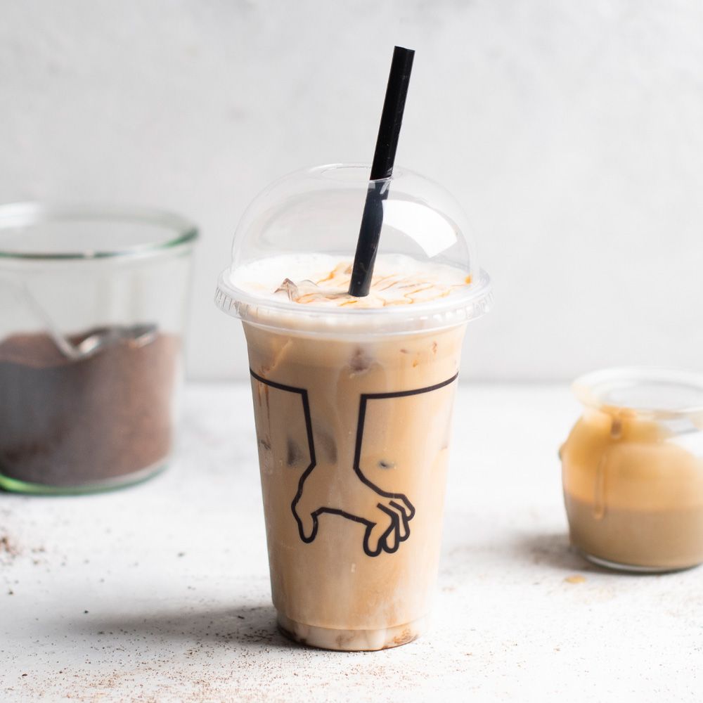 Algötür Tahinli Badem Sütlü Buzlu Cafe Latte