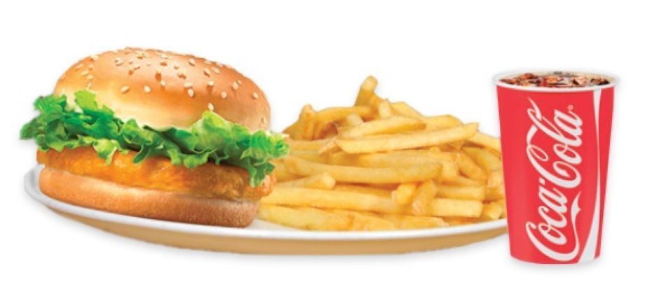 Chicken Burger Menü