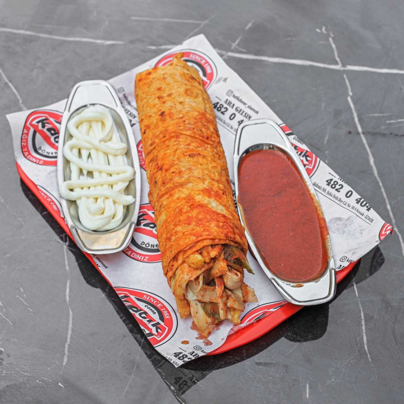 Katık Tavuk Döner Dürüm (80-85 gr.)