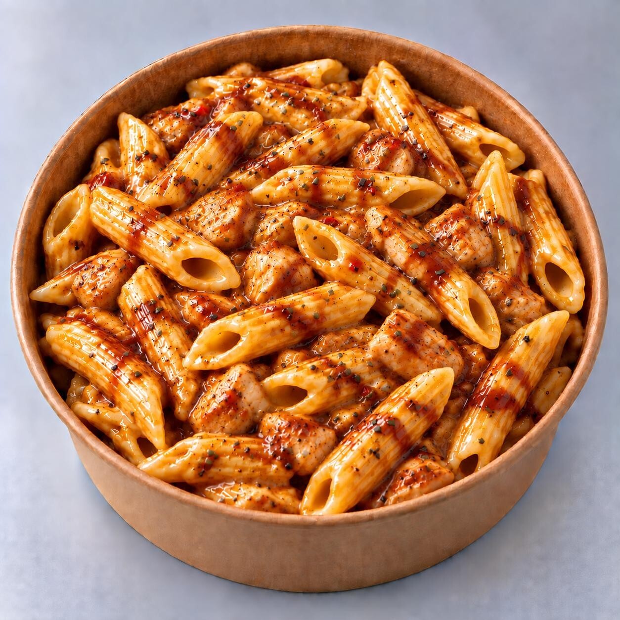 Barbekü Soslu Tavuklu Penne