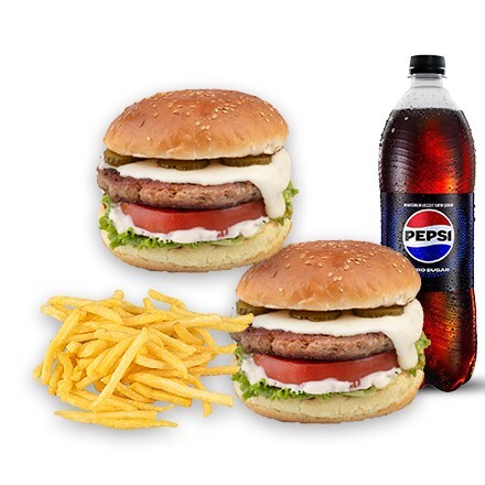 2'li İso Cheeseburger Menü