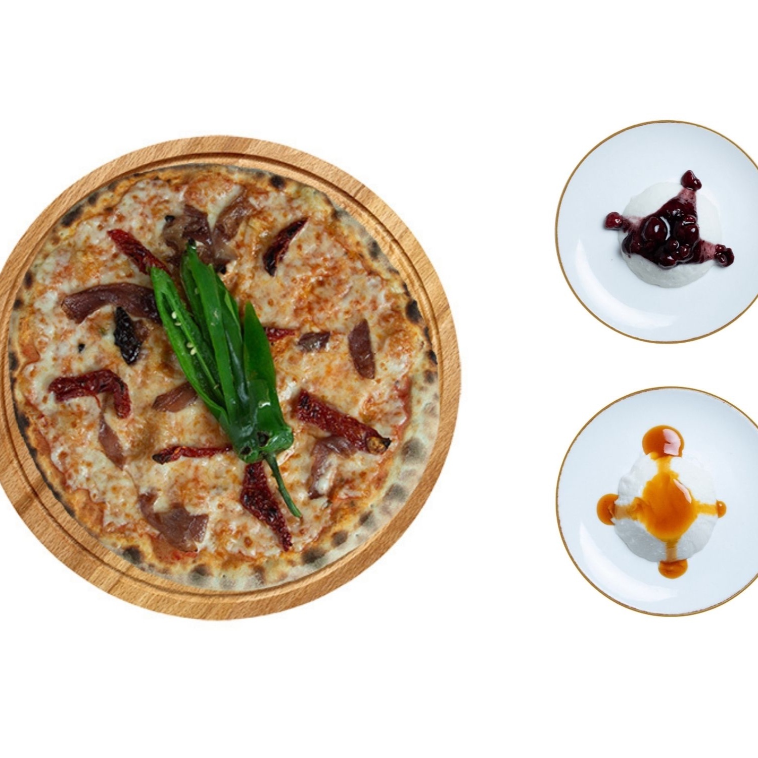 Akdeniz Usulü Pizza (Orta)