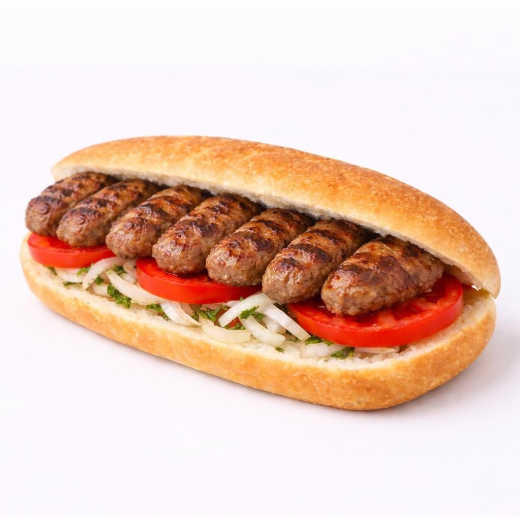 Büyük Sandviç Ekmek Arası 7 Köfte