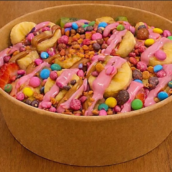 Meyve şöleni waffle