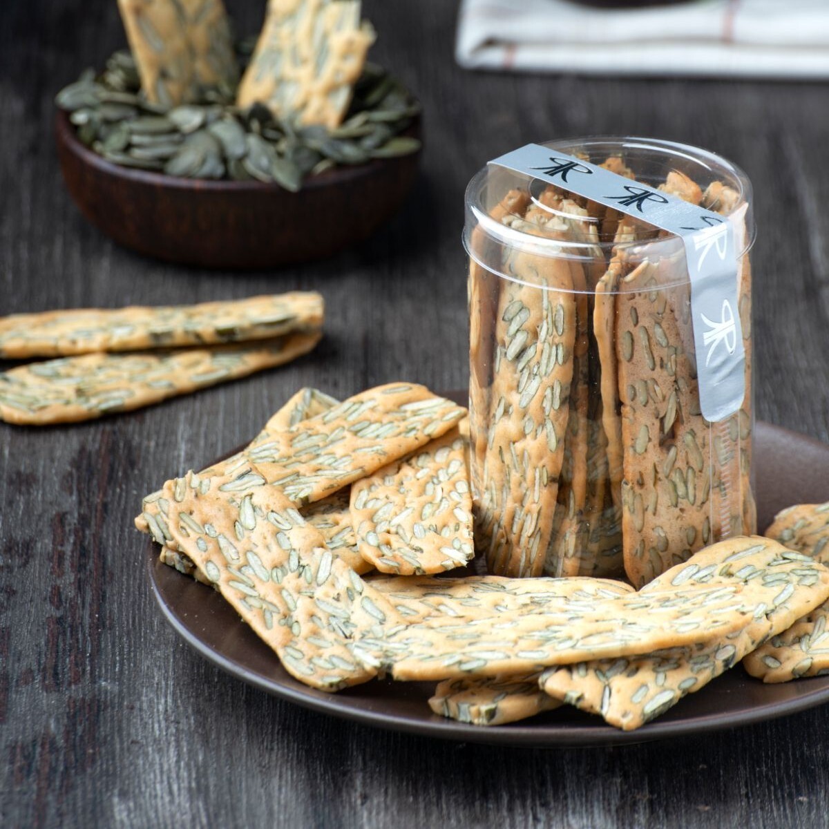 Kabak Çekirdekli Kraker Net Miktar: 120 gr
