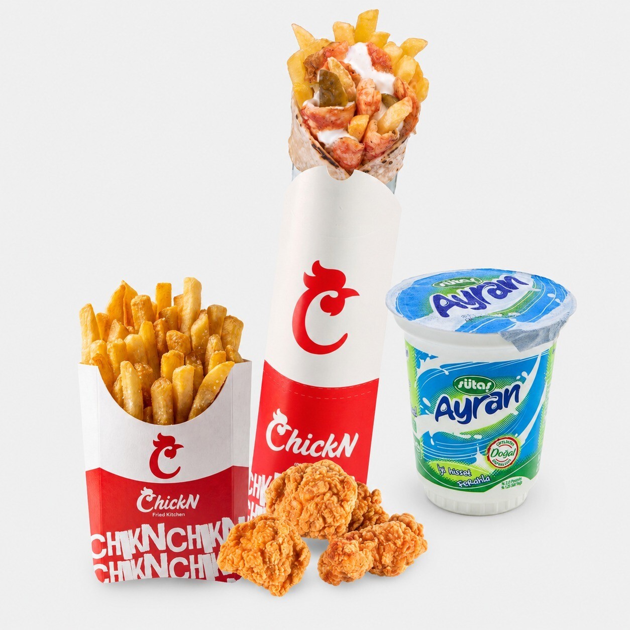 Tavuk Döner Menü (1 Kişilik )