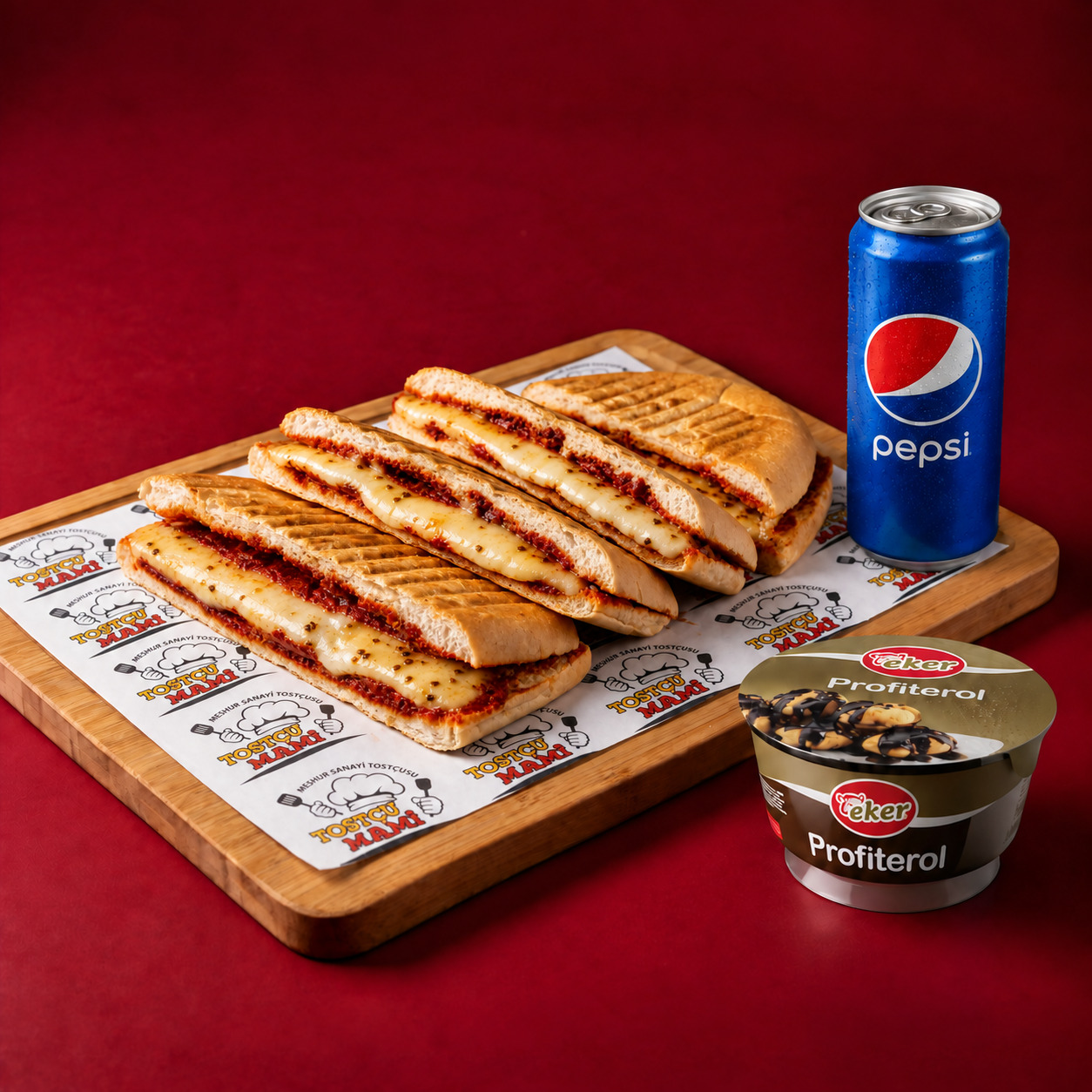 Kaşarlı Tost Menü
