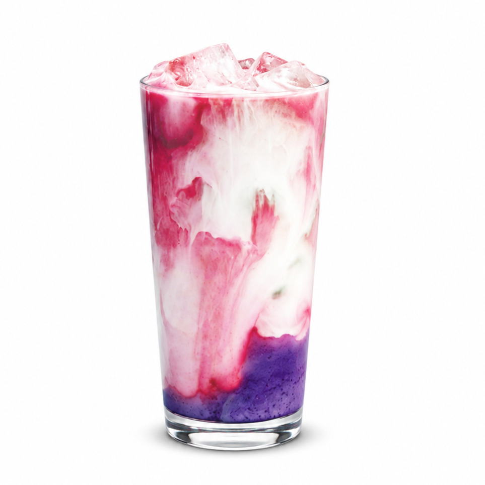 Blackberry Sakura Latte