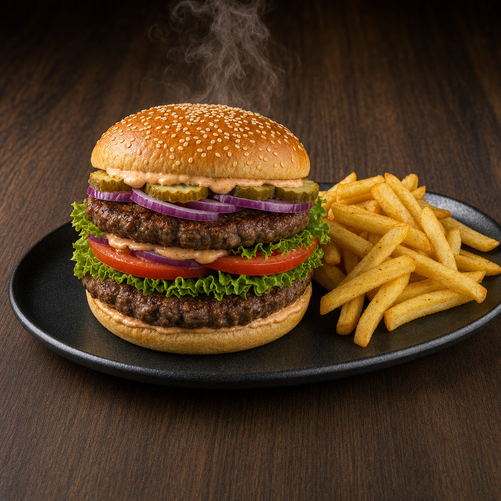 Double Hatch Burger