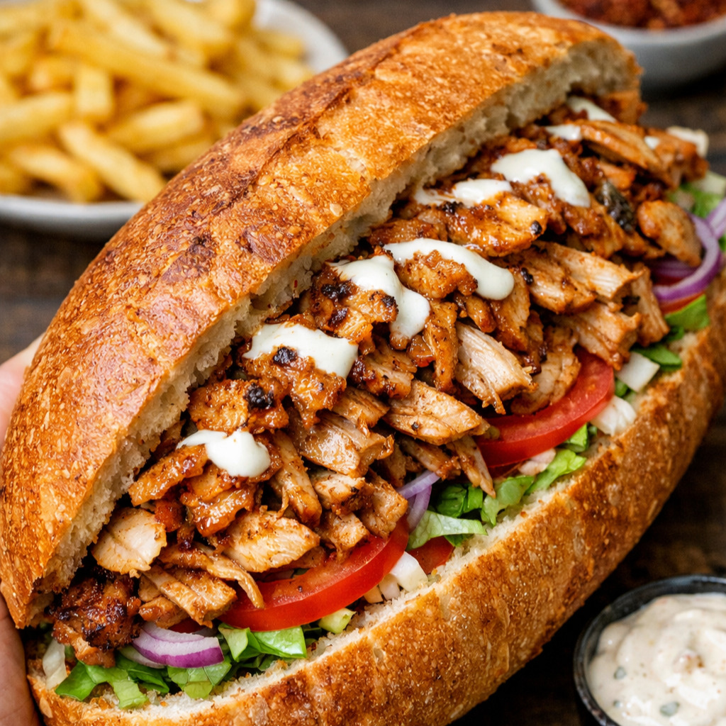Tam Ekmek Arası Tavuk Döner