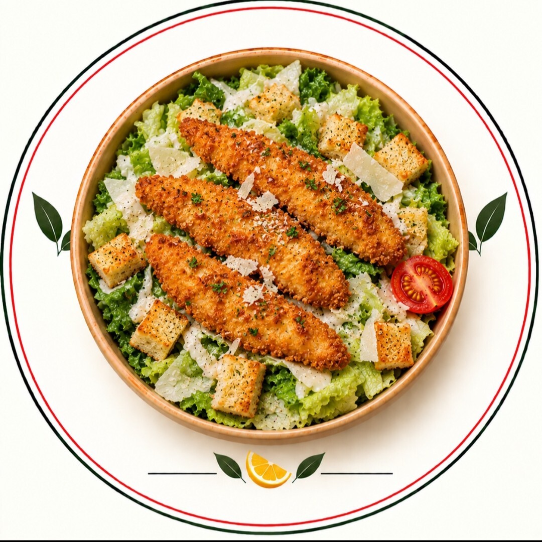 Çıtır Tavuklu Sezar Salata