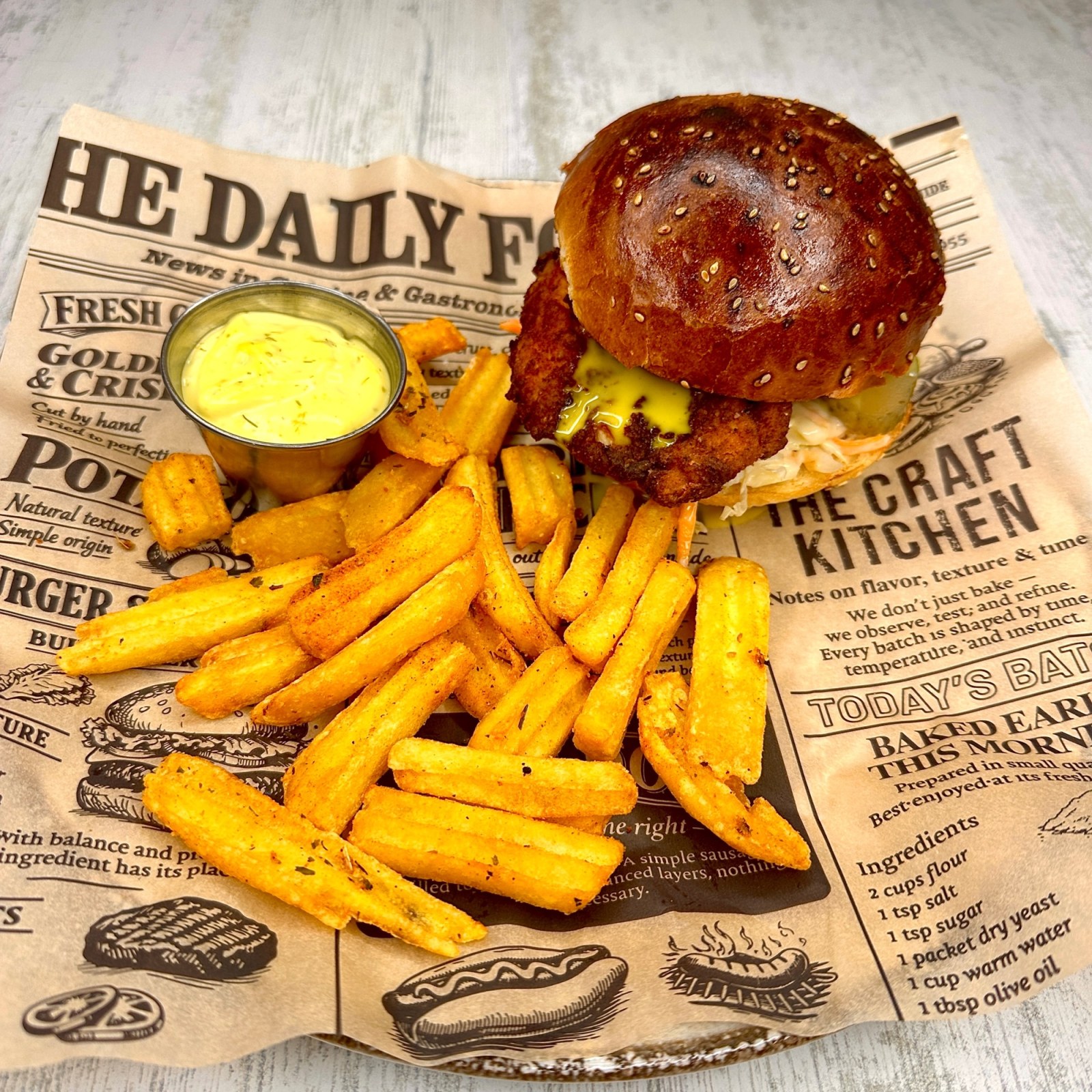 Honey Rush Chicken Burger