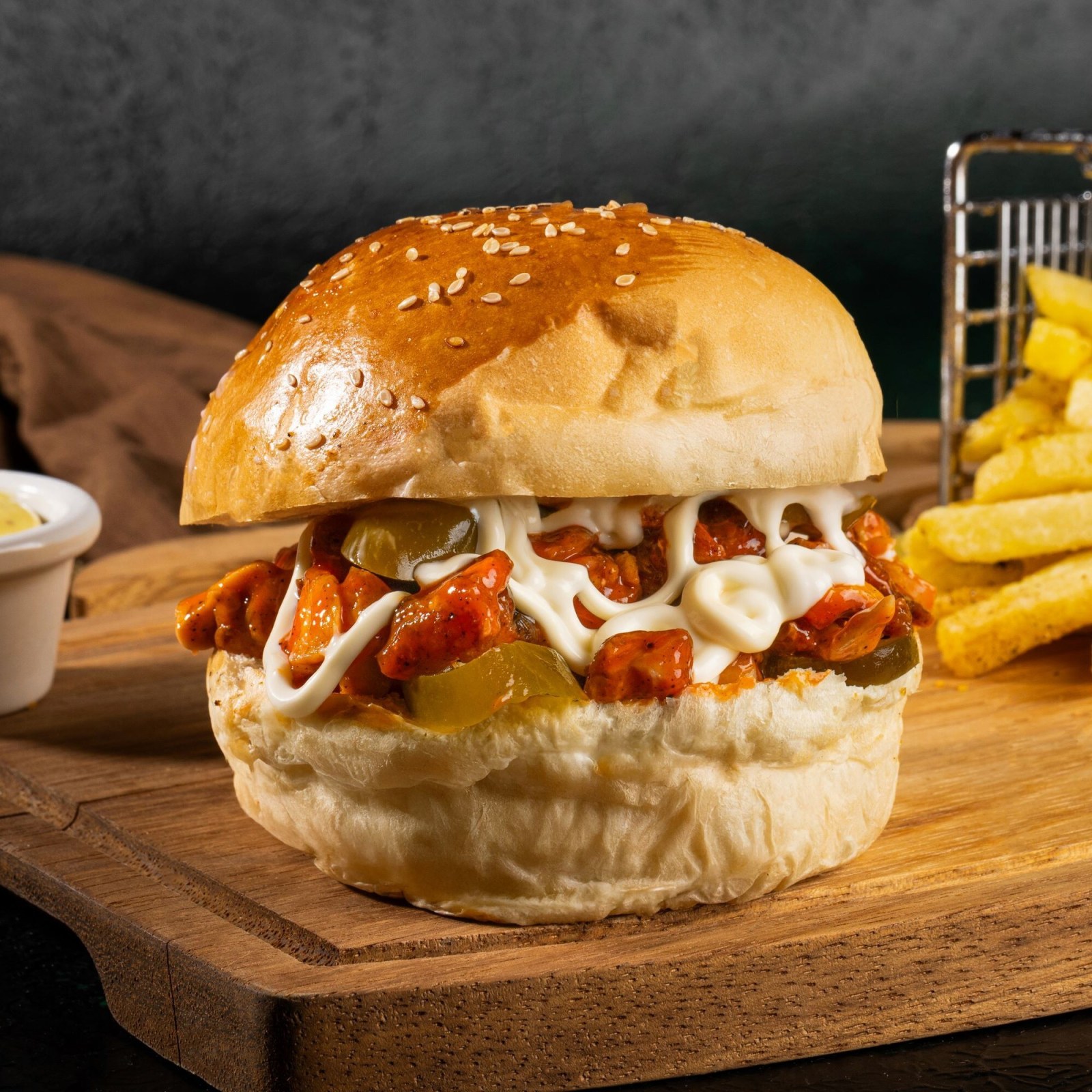 Extreme Chili Chicken Burger