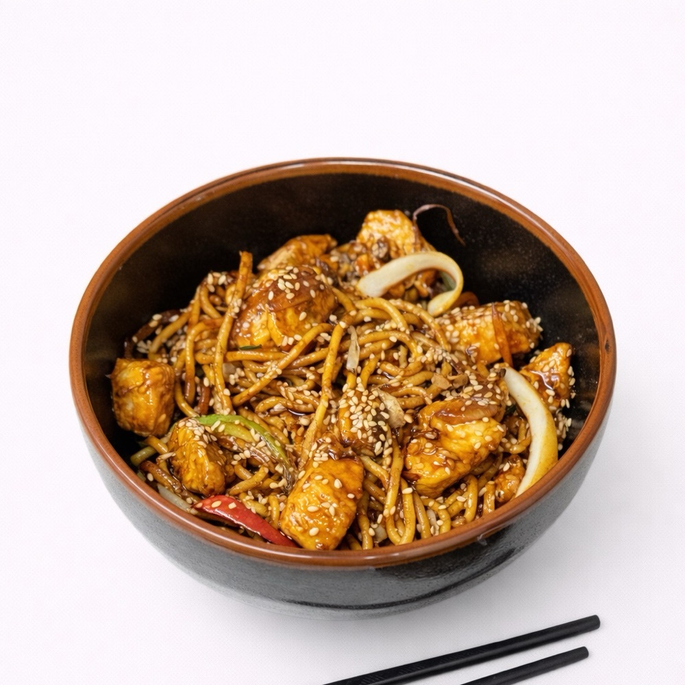 Teriyaki Soslu Tavuklu Noodle
