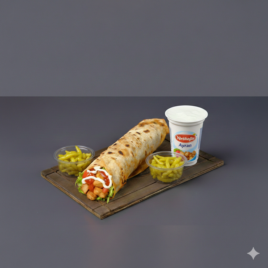 Ranch Soslu Yarım Ekmek Sac Tavuk Sote