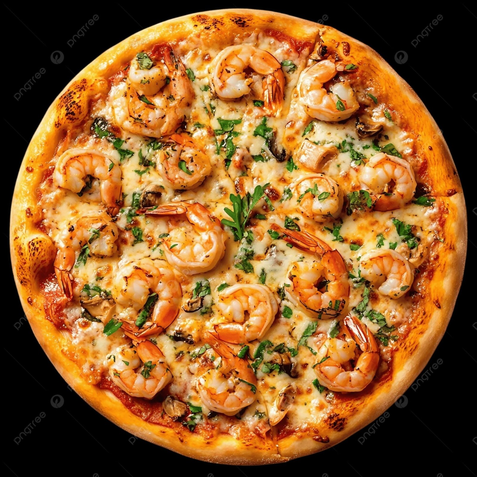 Karidesli Hawaii Pizza