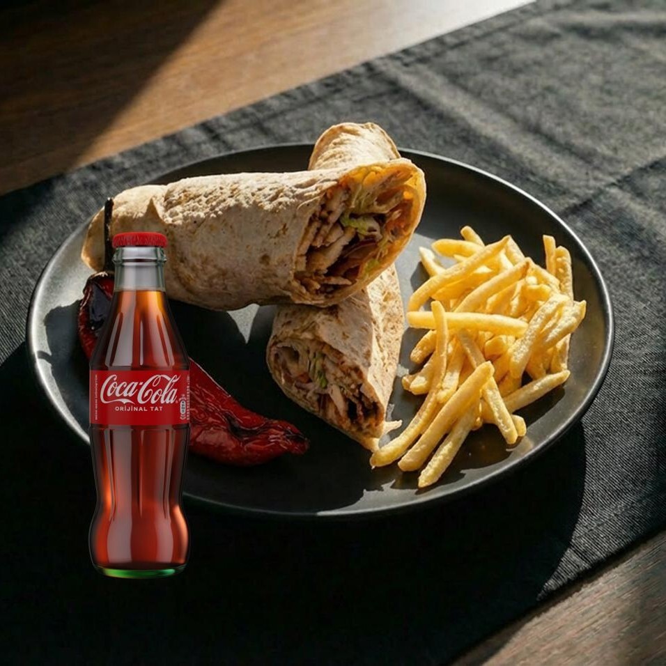 Tavuk Döner, Cips, Cola