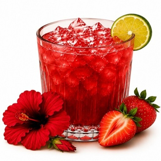 Hibiskus Çilek (Hibiskus - Limonçilek - Buz)