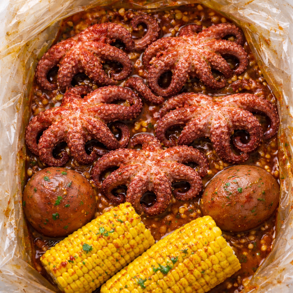 Farm Sea Food Boil Bag Baby Ahtapot