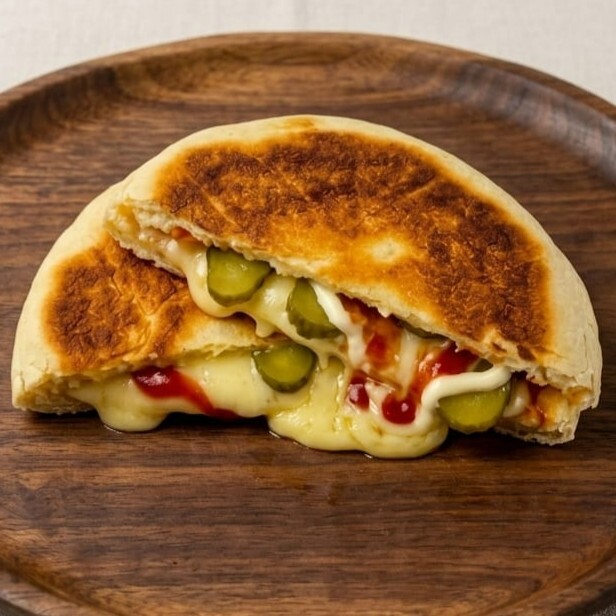 Kaşarlı Bazlama Tost Bazlama ekmeği 150 gr