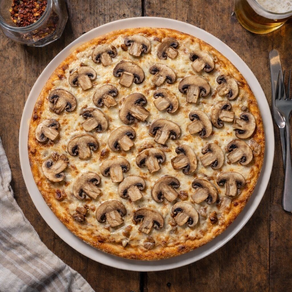 Mantarlı Pizza (Orta)