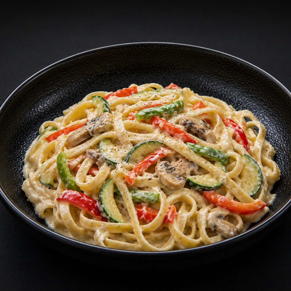 Sebzeli Fettuccine