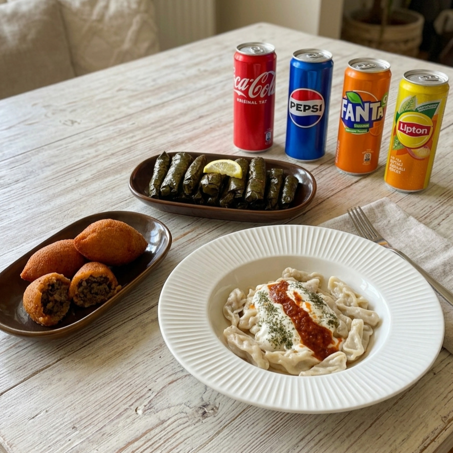 Patatesli Hingel Mantı Menü