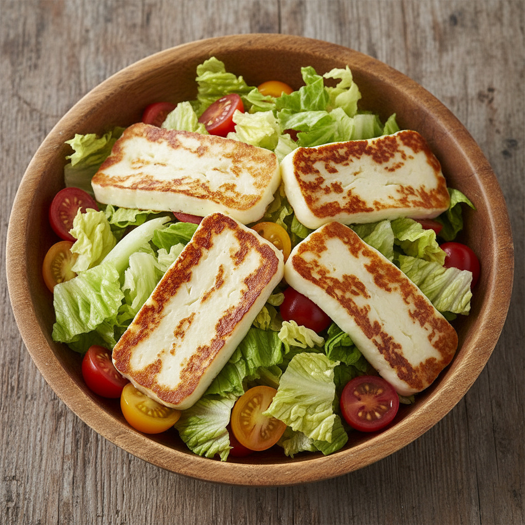 Hellim Peynirli Salata