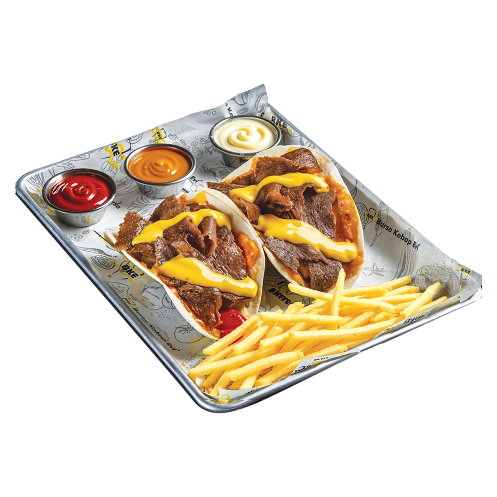 Dönerli Taco Duble