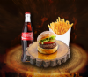 Hamburger (100 gr.) Menü
