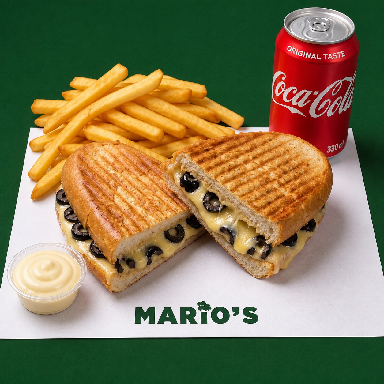 Zeytinli Kaşarlı Tost Menü
