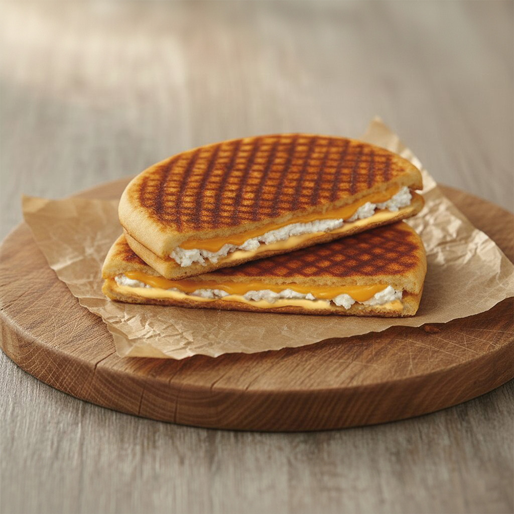 Beyaz Peynirli Cheddarlı Kaşarlı Tost