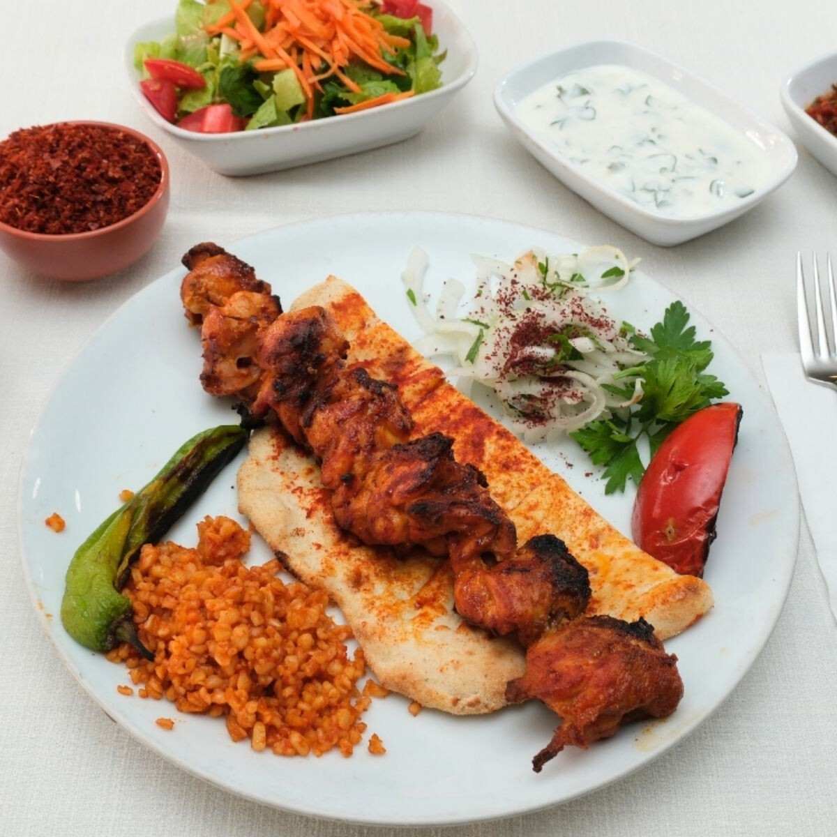 Tavuk Şiş Menü + Coca-Cola ( 33 Cl.)