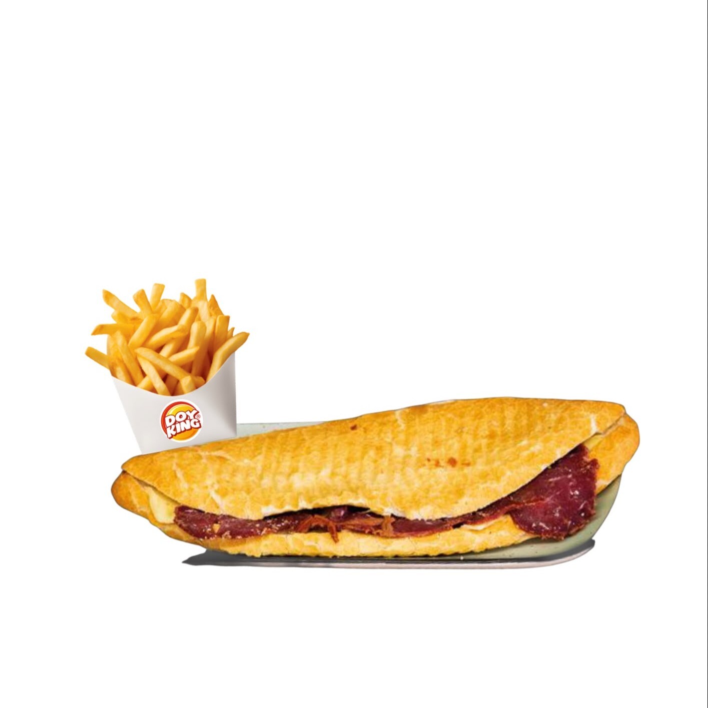 Pastırmalı Tost & Patates Kızartması