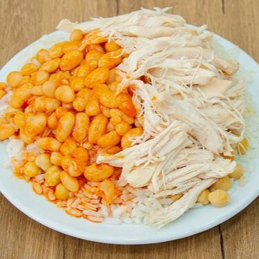 (1.5 Porsiyon) Pilav Üstü Tavuk Ve Kurufasulye