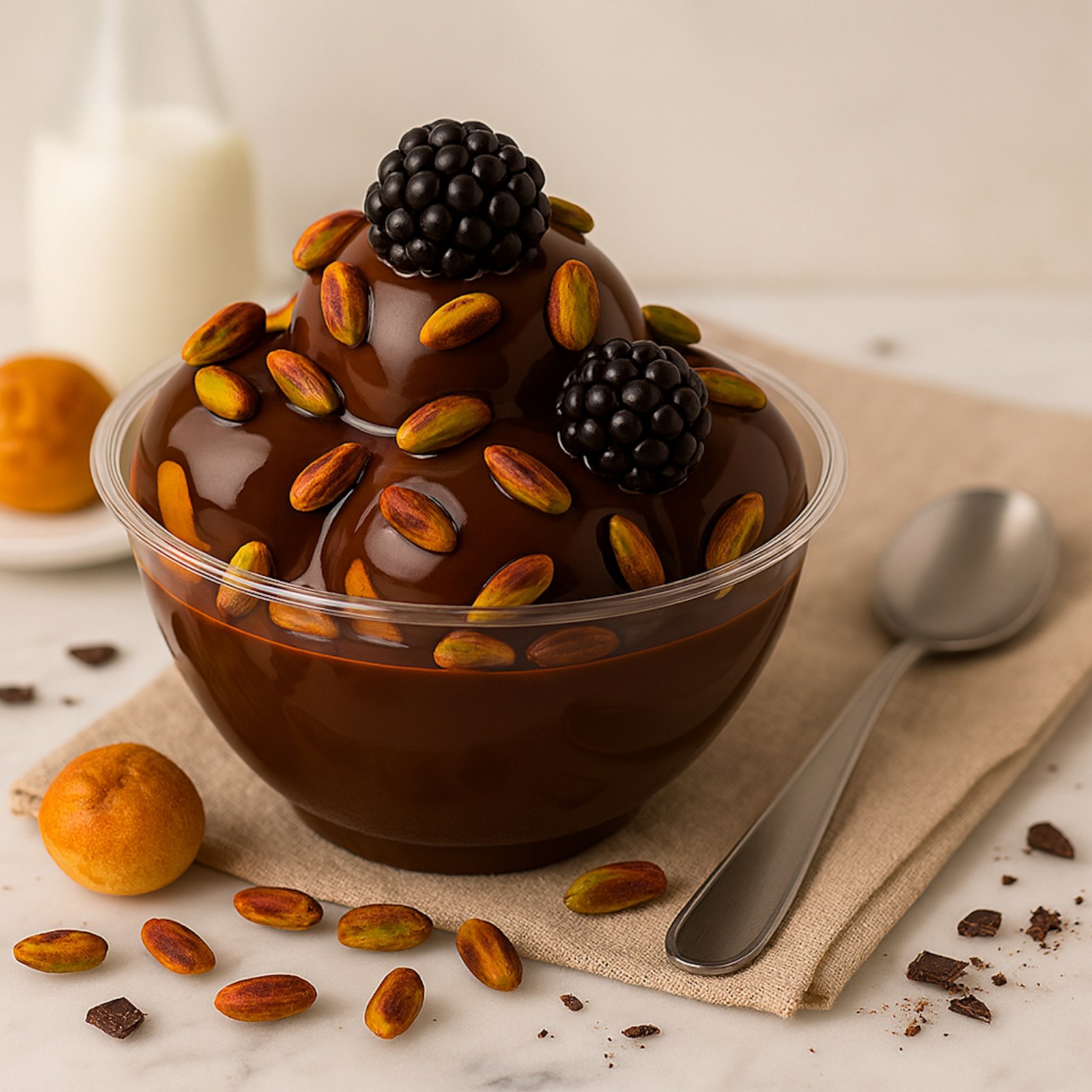 Böğürtlenli Muzlu Profiterol (350 gr.)