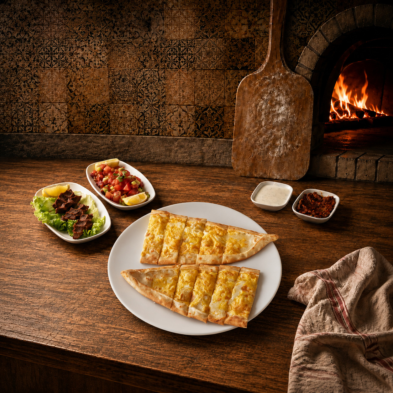 Kaşarlı Yumurtalı Pide