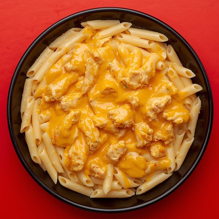 Cheddar Soslu TavukluMakarna