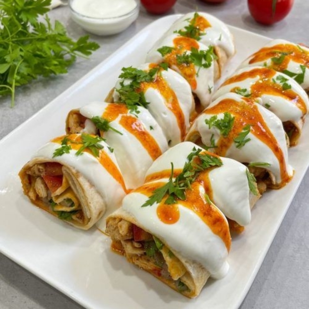 Tavuk Tantuni (Yoğurtlu)