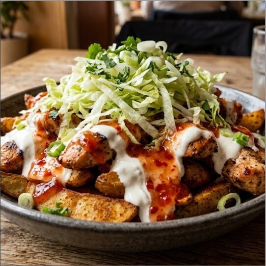 Tavuklu Baharatlı Patates