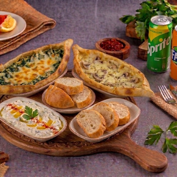 Vejeteryan Gurme Pide Tadımı Menüsü